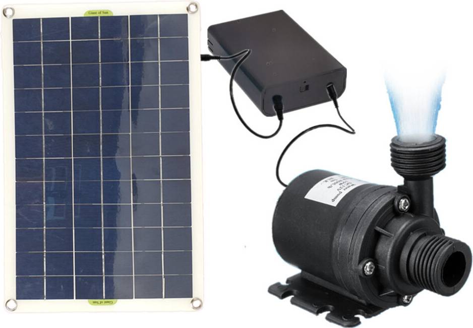 18V 50W Mini Solar Panel Pump Kit