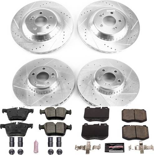 Brake kit Power Stop Disc Brake Kit Front Rear Mercedes Benz C300