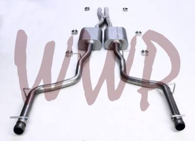 Catback exhaust Stainless 2.5 Catback Exhaust Muffler System