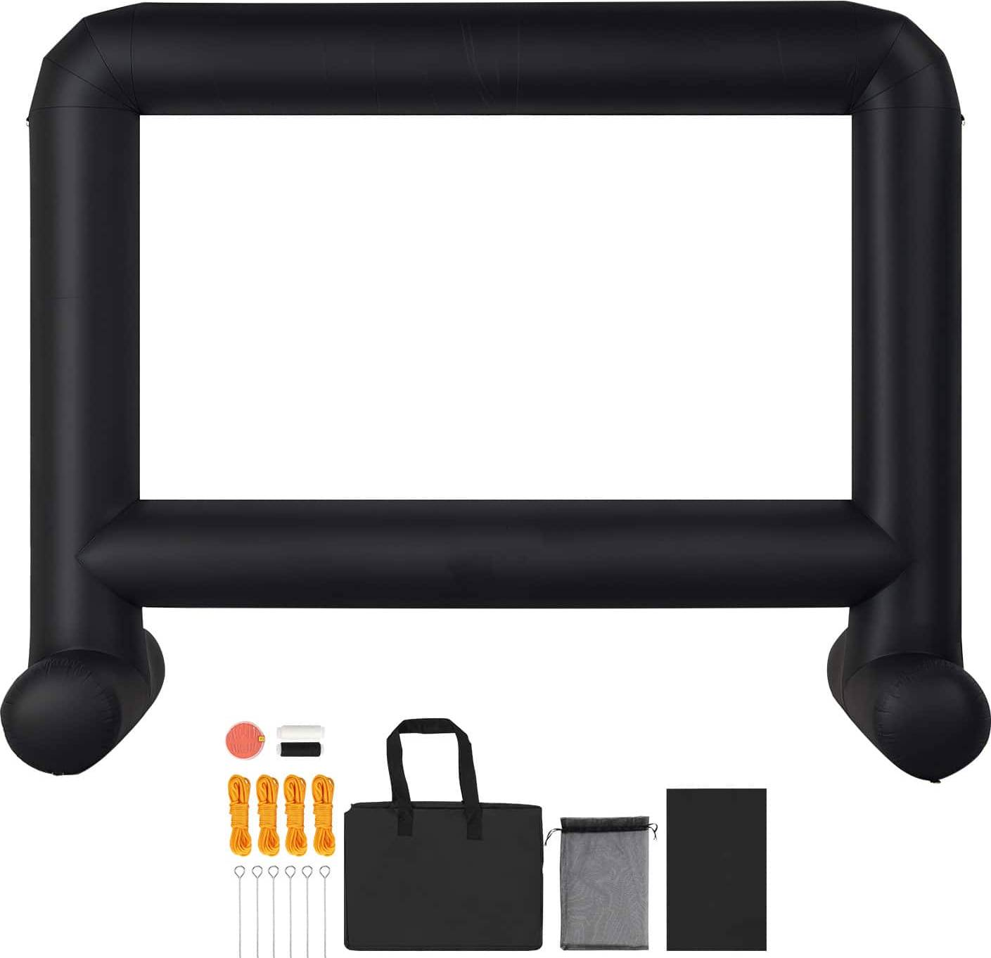 Inflatable movie screen VEVOR 15FT Inflatable Movie Projector Screen