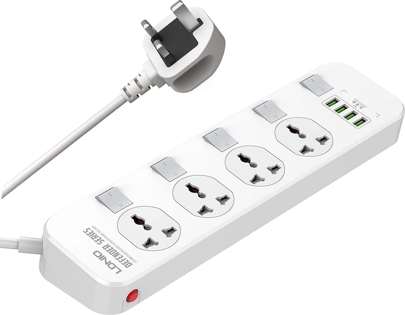 Extension lead with switch Extension Lead With USB Slots