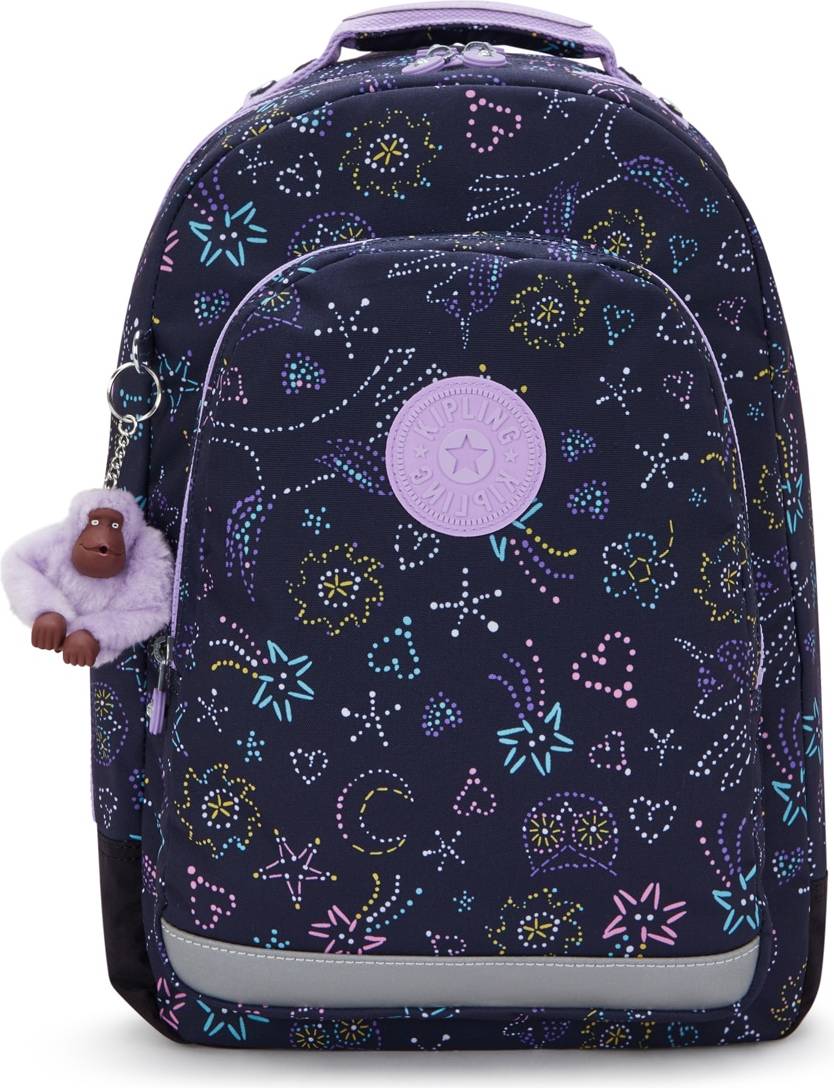 Kipling Large Backpack Laptop Protection Unicorn Star - Polyester
