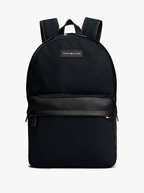 Tommy Hilfiger Rygsæk Logo Patch Backpack - Sort