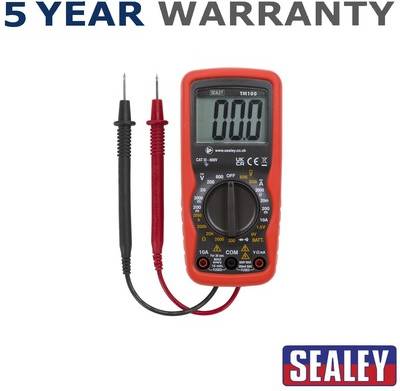 Sealey 6-Function Professional Digital Multimeter TM100