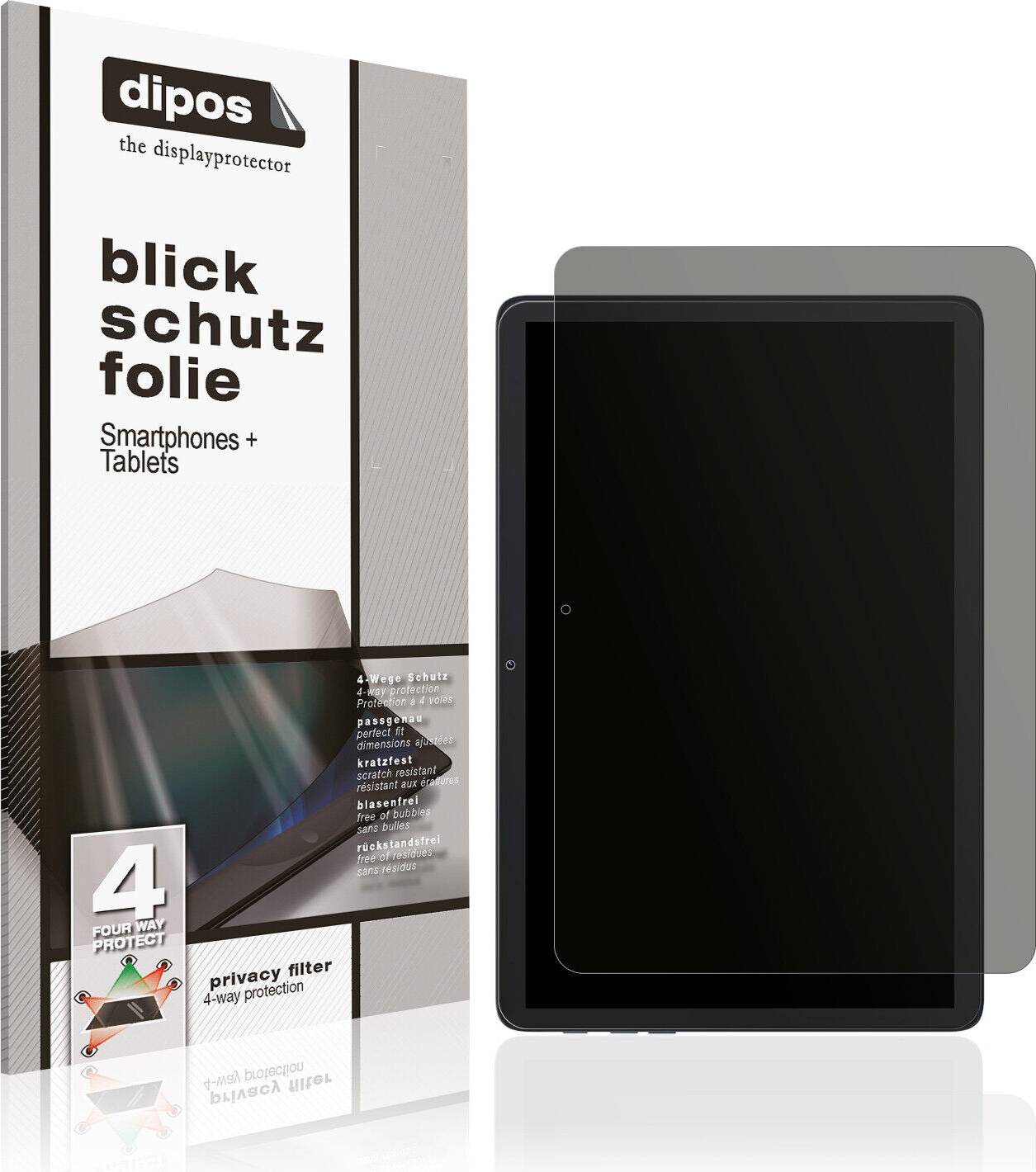 Dipos Cubot Tab 50 Privacy Filter Screen Protector