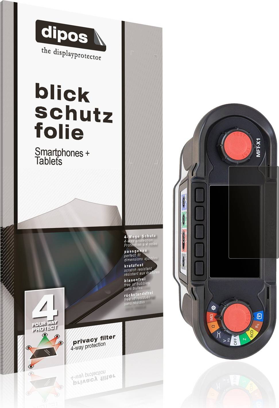 Dipos Megger MFT-X1 Privacy Filter Screen Protector