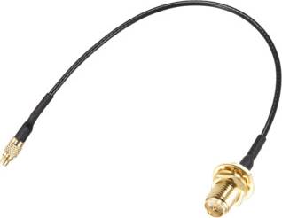 Uxcell Male To Rp-sma Female Bulkhead Rf Adapter Connector 6inch