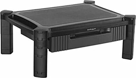 Adjustable Monitor Riser Drawer
