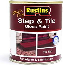 Rustins Step Tile Paint Red 2.5L 9.46L