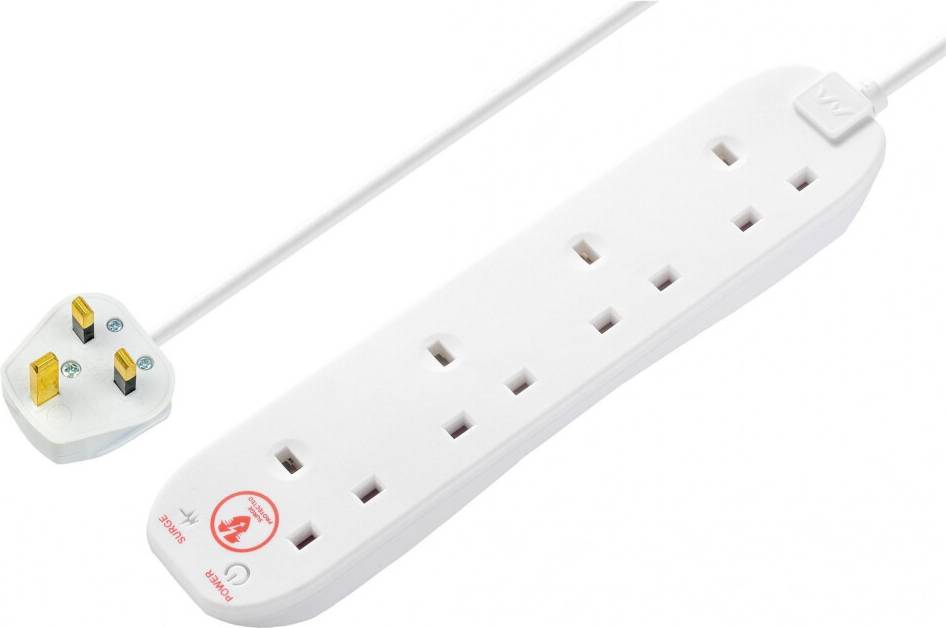 Masterplug Surge Protected Extension Lead 2m