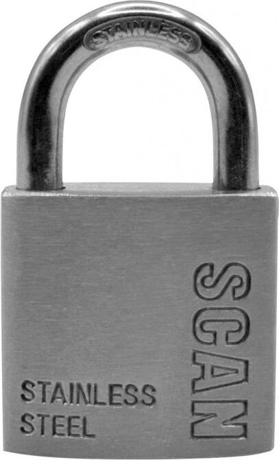 Scan Stainless Steel Padlock