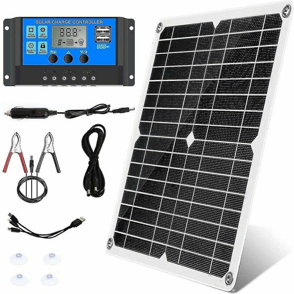300W 12V 24V Solar Panel Set Kit