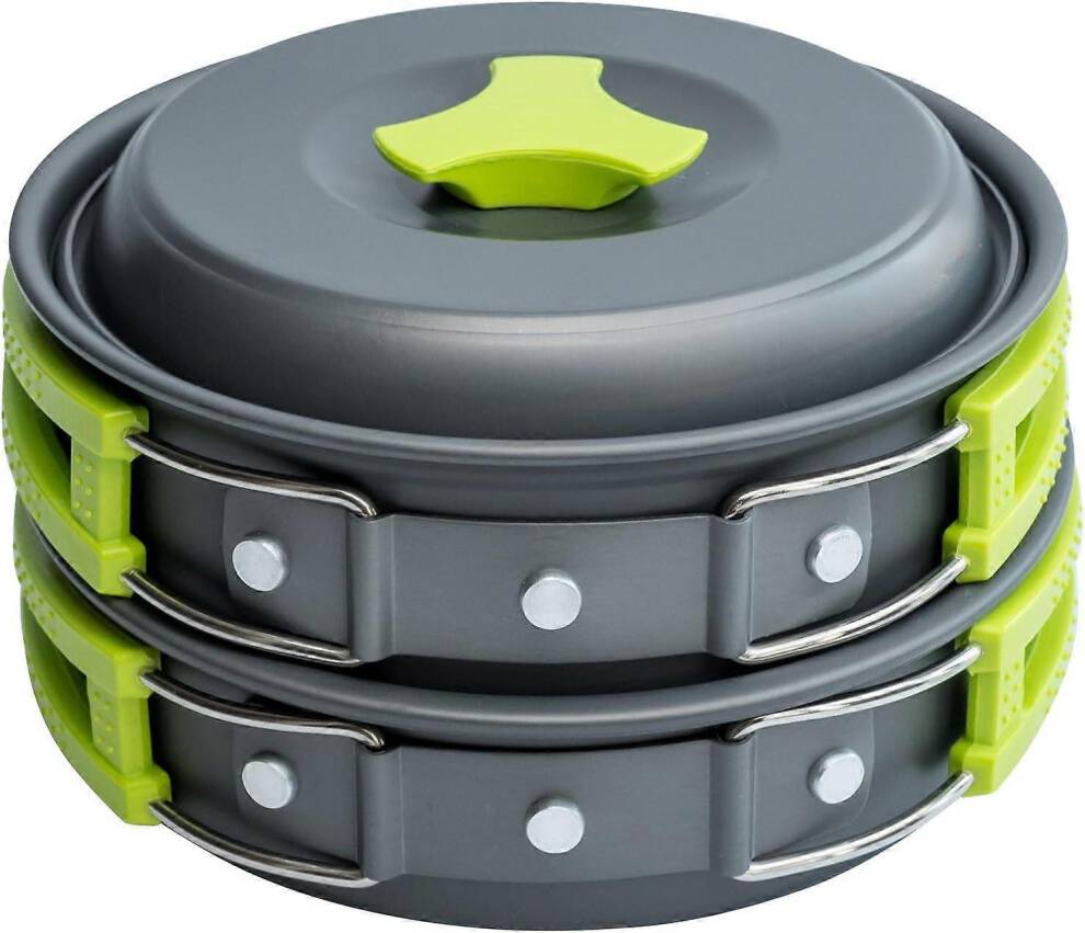 FitVille Camping Cookware Mess Kit Set