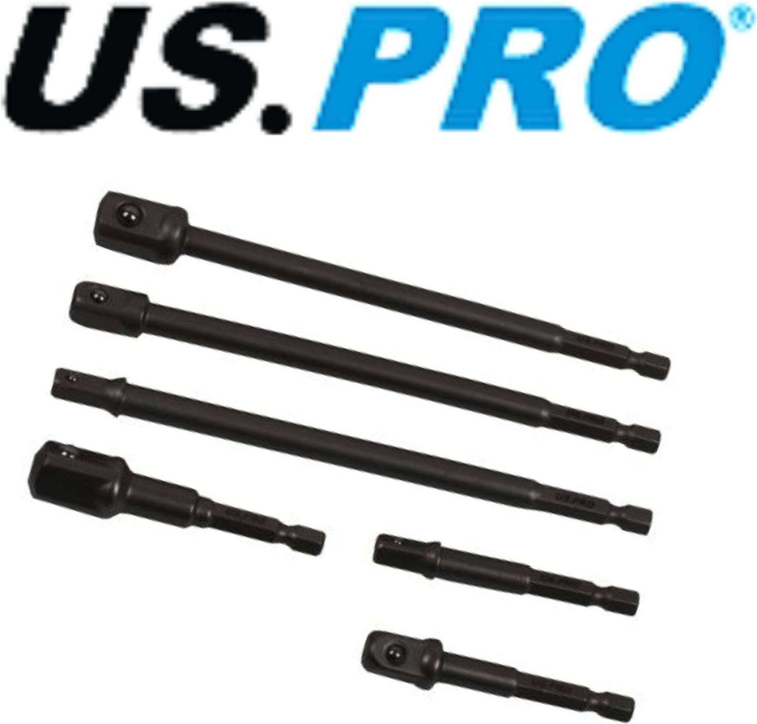 US PRO Impact Adapter Driver 6pc Set Socket Bit