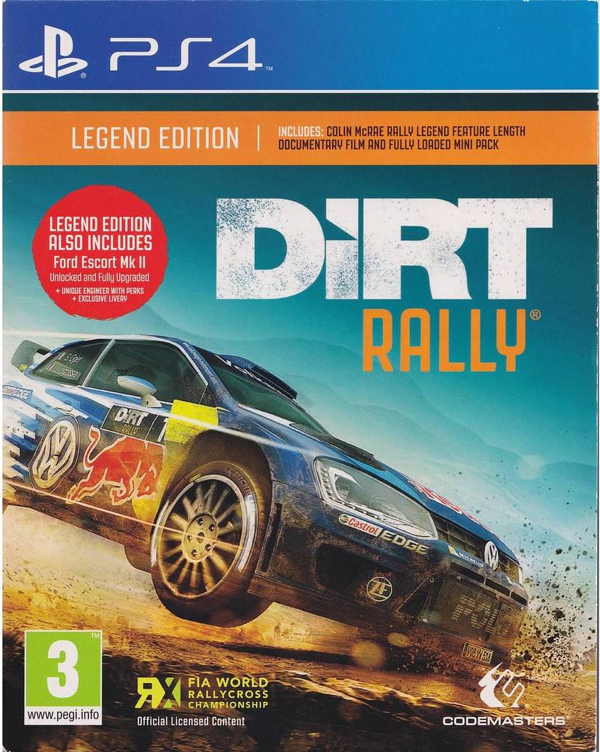 Dirt Rally Legend Edition PS4