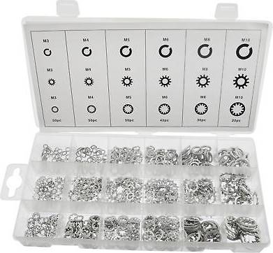 AB Tools Locking Washers Shake Proof Star 720pc