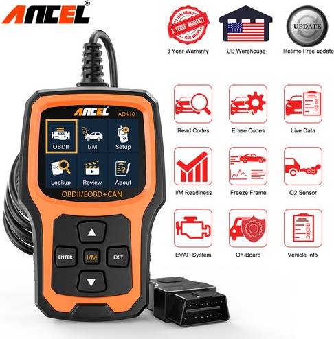 Obd reader Ancel AD410 OBD2 Scanner Engine Code Reader