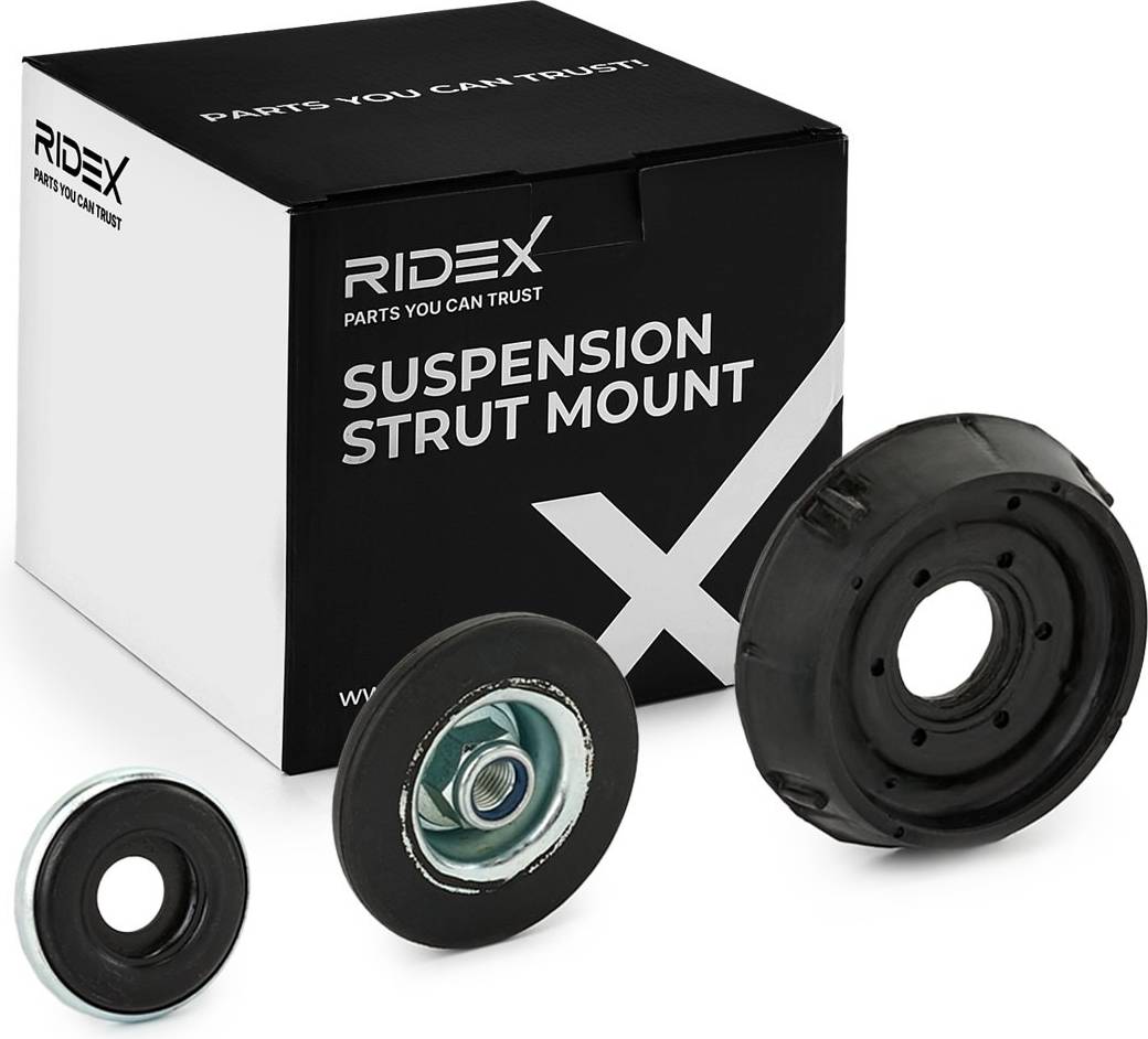 Ridex Top Strut Mount Front Axle