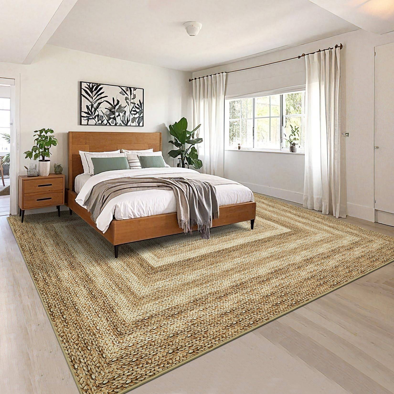 Area rugs Garvee 8x10 Washable Area Rugs