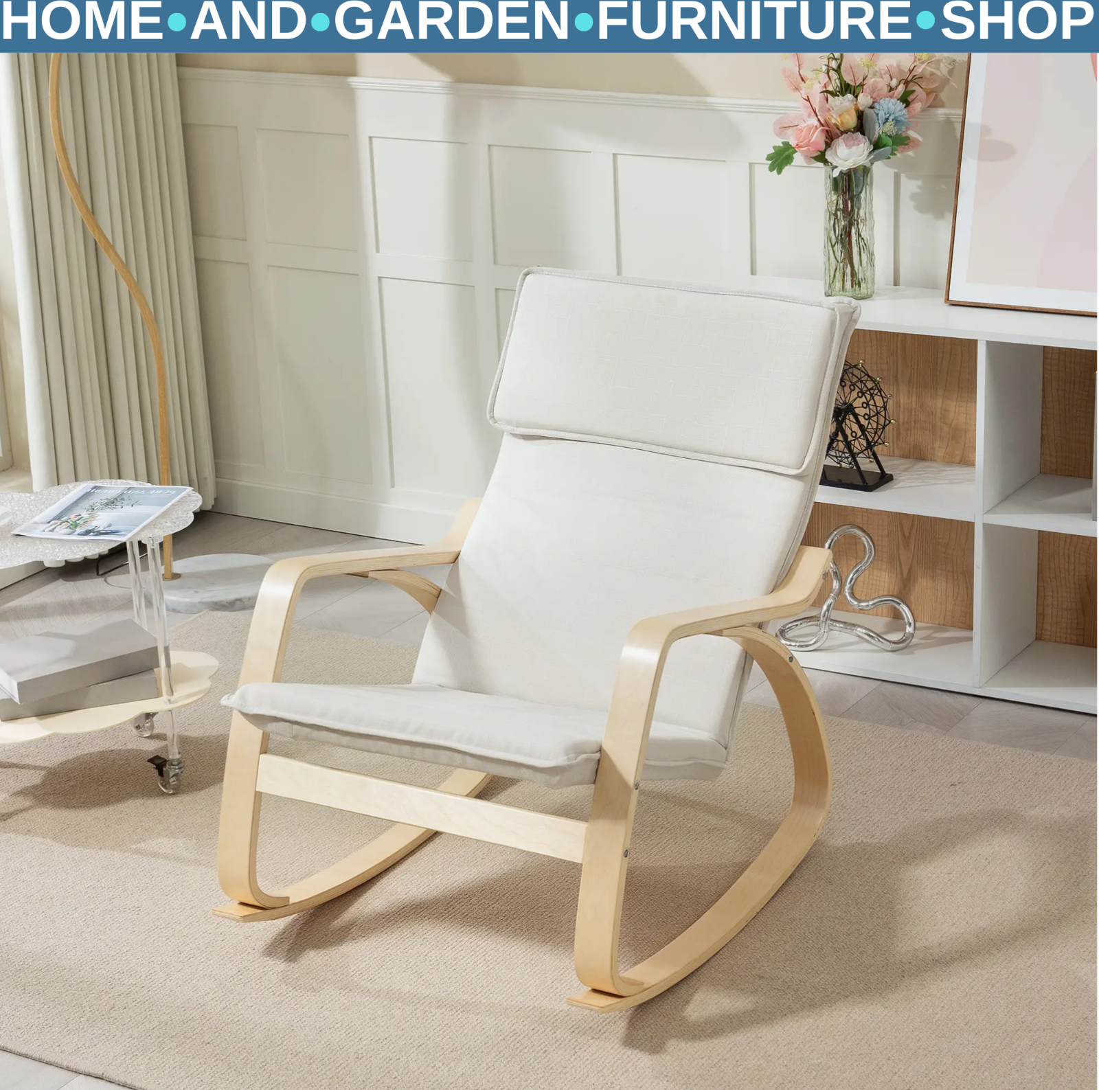 Homcom Comfortable Relax Recliner Rocking Chair