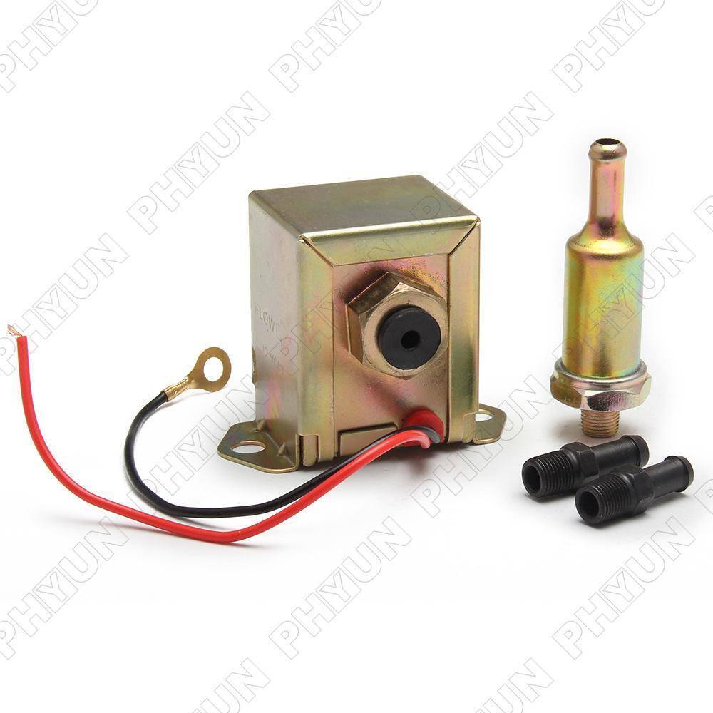 Fuel 12V Fuel Pump With 2 Unions In-Line Filter