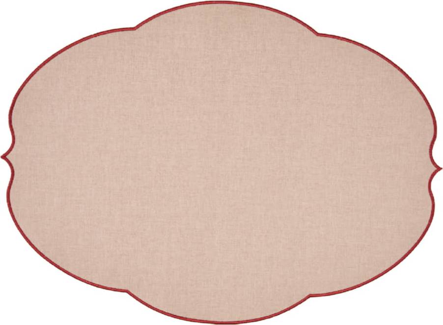 Guzzini Reversible Placemat Flowers Dusty Rosa Bordstablett Rosa