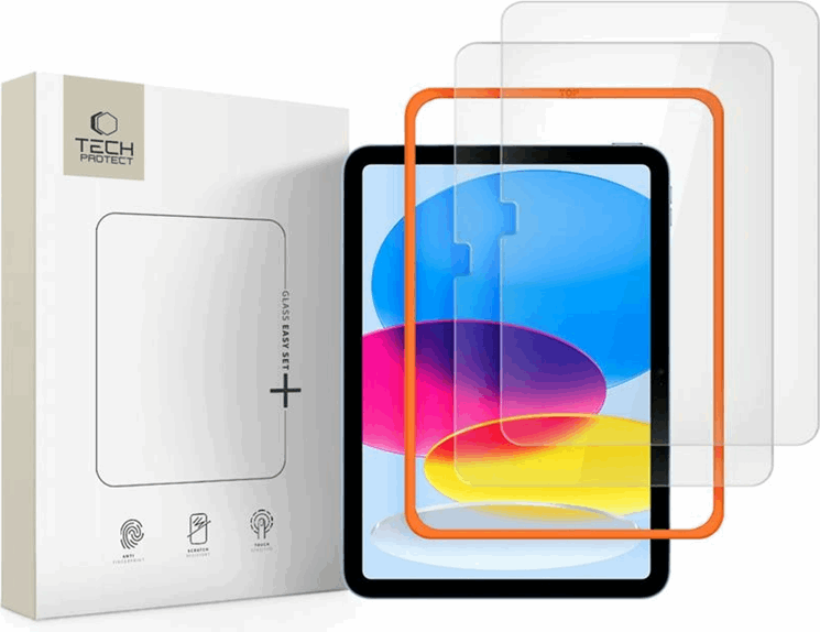 Ipad 2 Tech-Protect Easy Set Plus iPad Tempered Glass Screen Protector 2-Pack