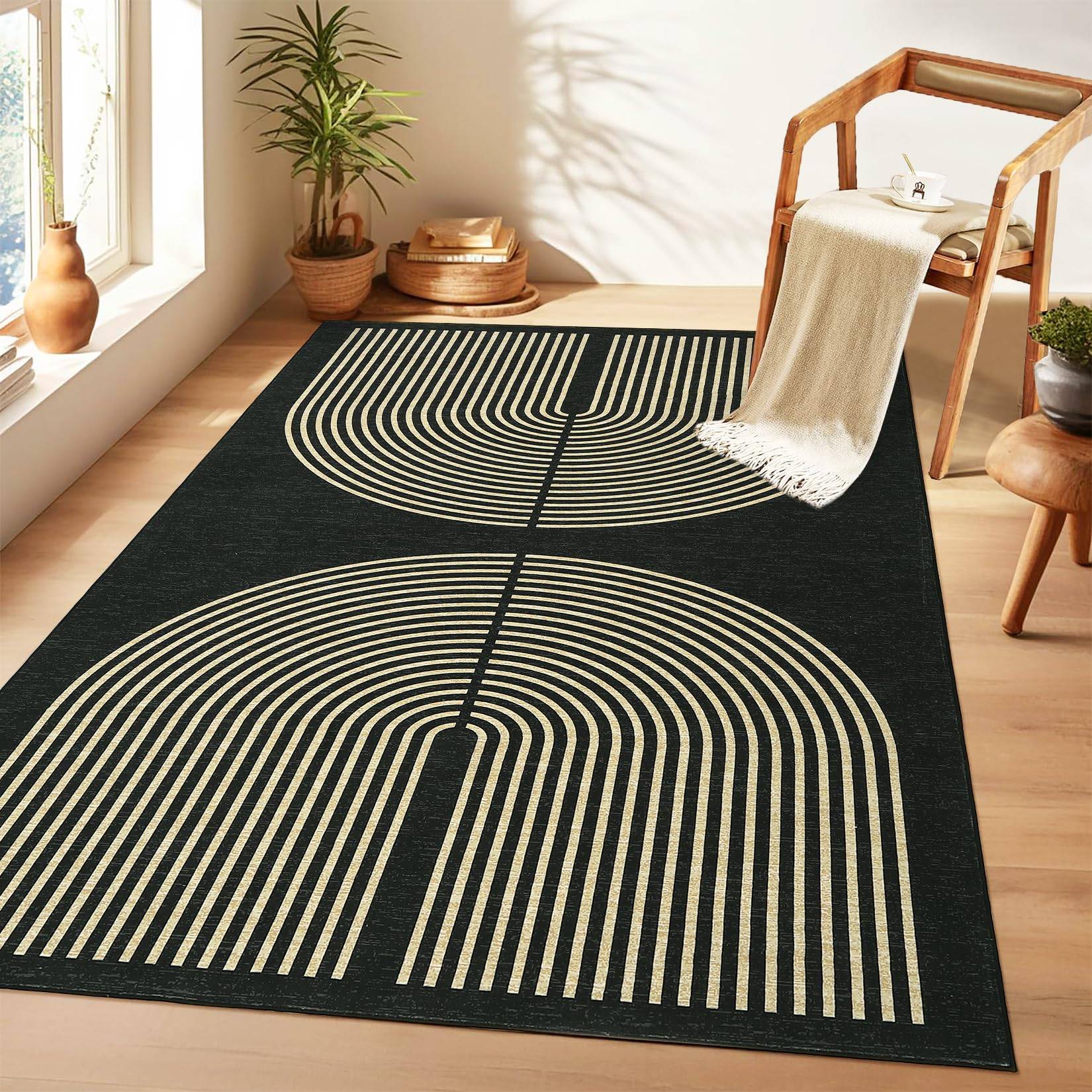 Machine washable area rugs Garvee 4x6 Machine Washable Area Rug