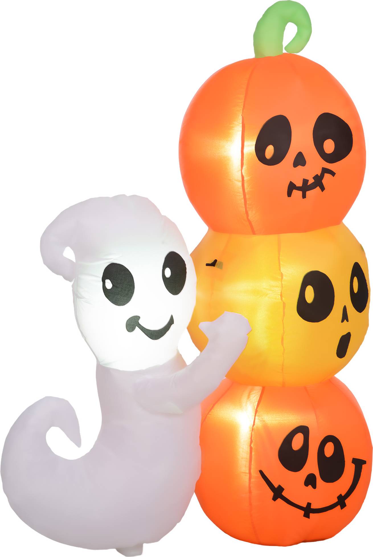 Halloween decor Homcom Inflatable Halloween Ghost Pumpkin 5ft