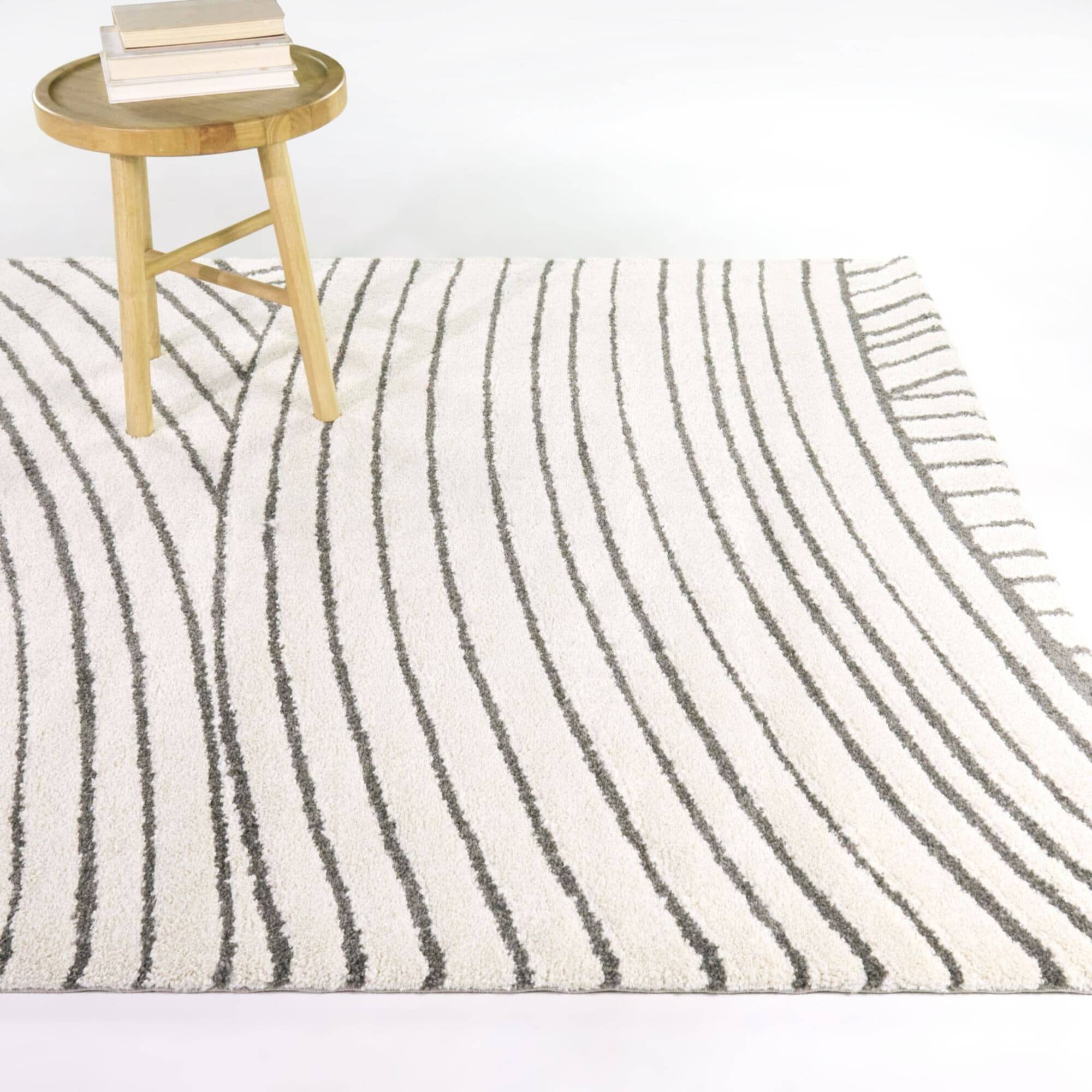 Balta Rugs Bergman Organic Modern Area Rug Gray