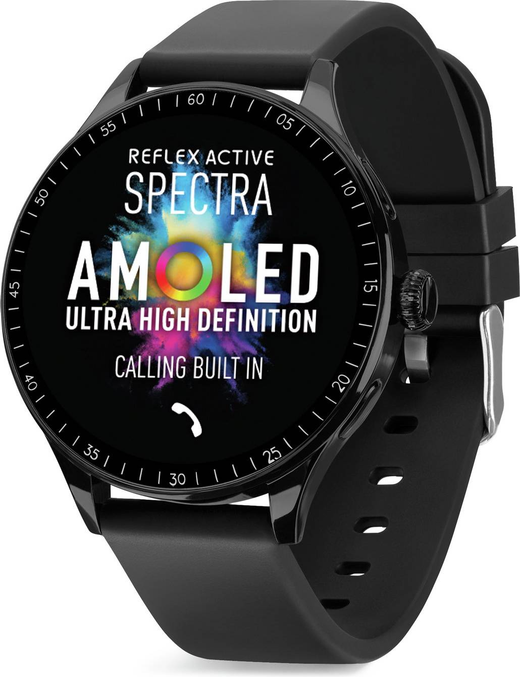 Reflex Active Round Amoled Smart Strap Watch
