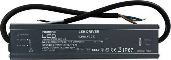Integral IP67 Non-Dimmable 24V DC Constant Driver