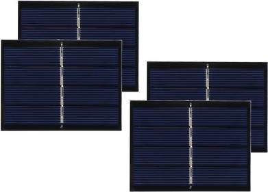4pcs 0.65W 2V DIY Solar Panel Module