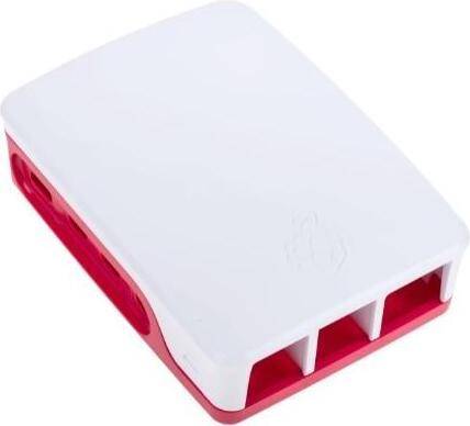 Raspberry Pi 4 Case Red White
