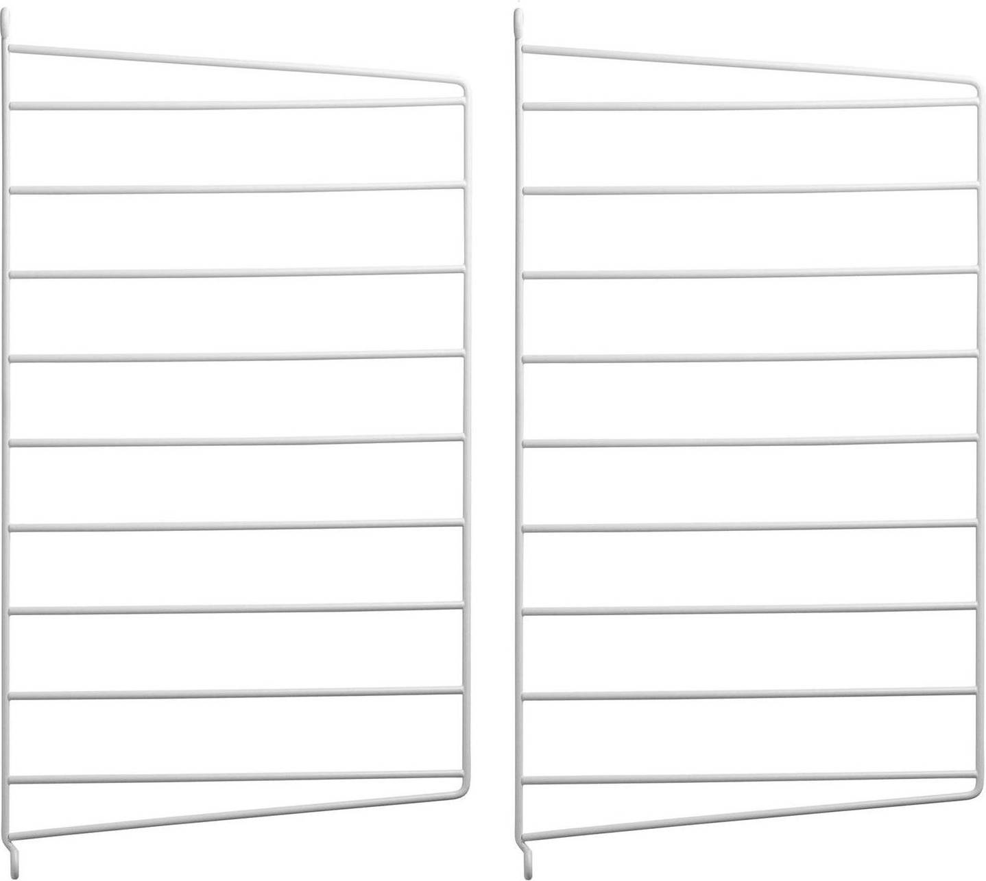 String Wall Panel White Shelf 2pcs