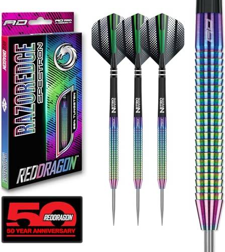 Red Dragon Razor Edge Spectron Steel Darts Set