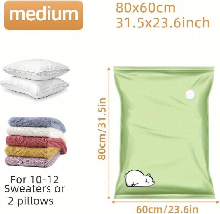 Plastic bags for clothes packing Vacuum Compression Storage Bag
