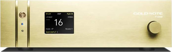 Gold Note IS-1000 Network Player Integrated Amplifier - Gold