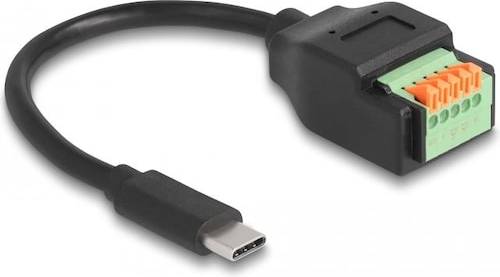 DeLock USB Adapterkabel 1.5m Sort Grøn