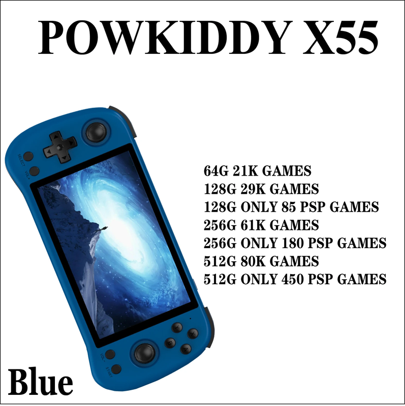 Handheld game console Powkiddy X55 Handheld Game Console RK3566
