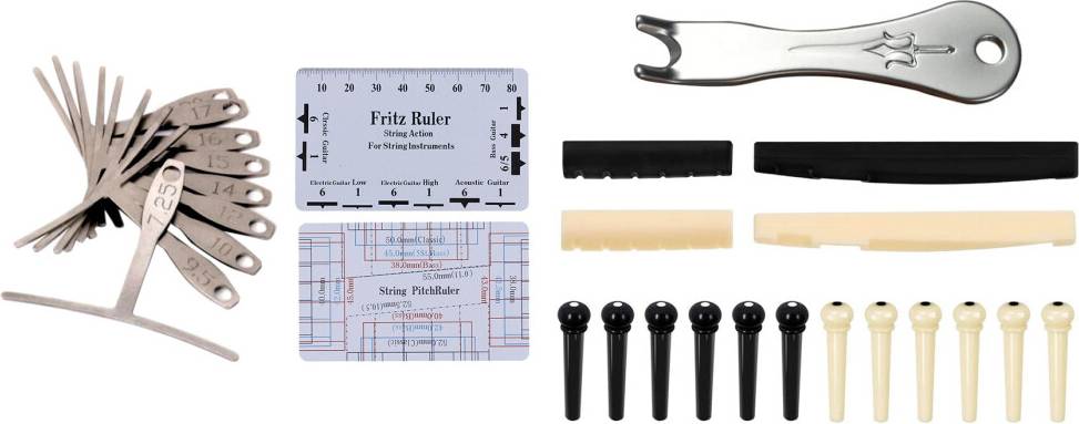 Guitar Luthier Measuring Tools Kit