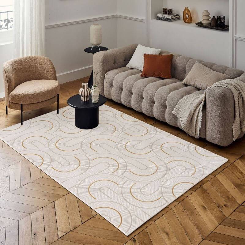 THE RUGS Carmel Geometric Area Rug 160 x 230 cm Gold