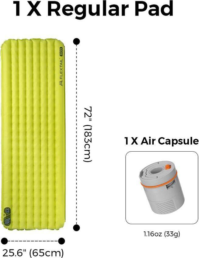 Flextail Flextail Tiny Sleeping Pad R03 AVS