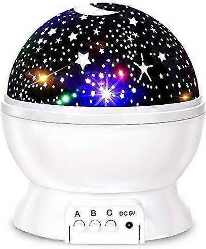 3 Modes Starlight Rotatable Moonlight Night Light