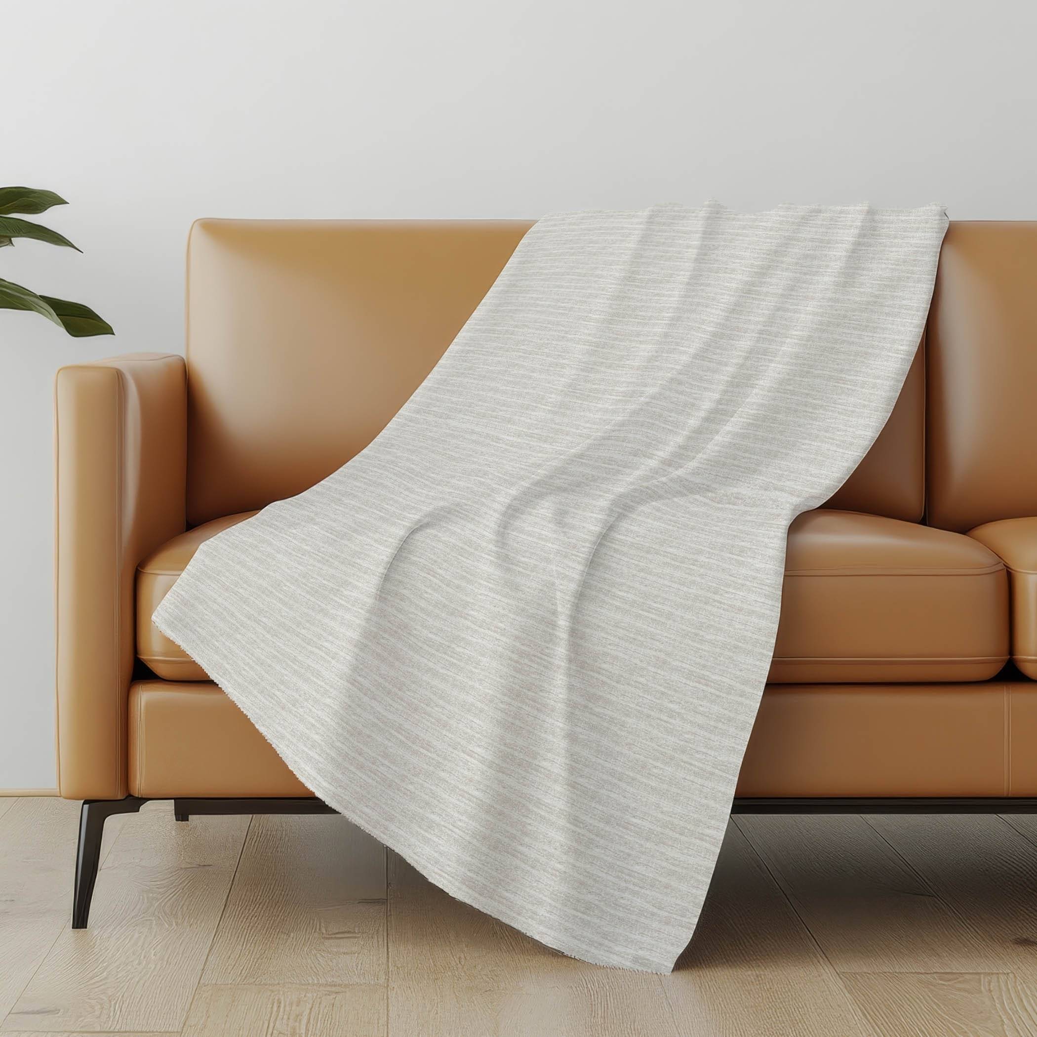 Addison Rugs Premium Machine Washable ASB138 Linen Sherpa Throw Blanket Blankets