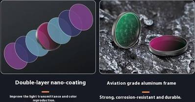 Action Camera Filter Light Pollution Reduction