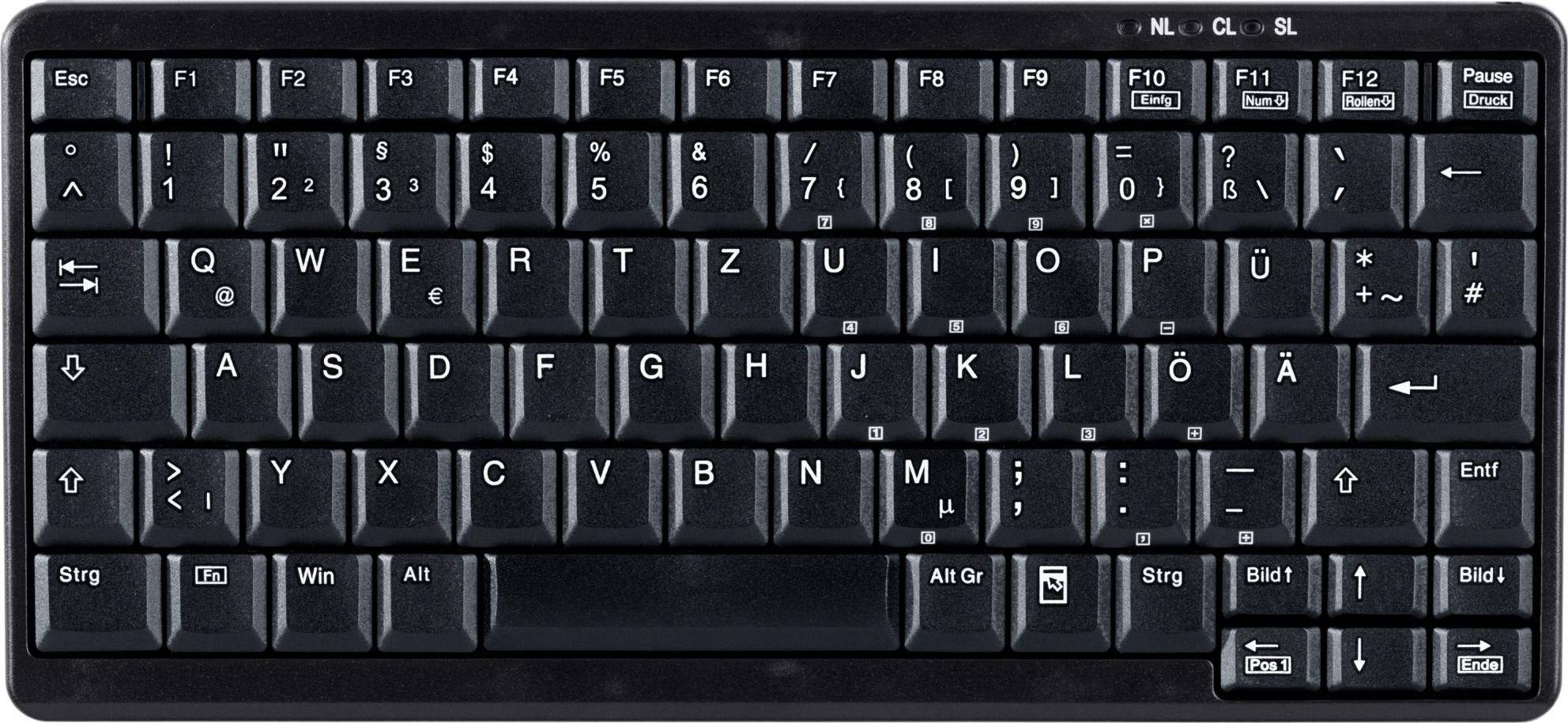 Industry 4.0 Mini Notebook Keyboard PS2