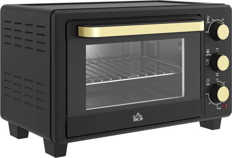 Homcom Mini 16l Countertop Oven With Adjustable Temp Timer