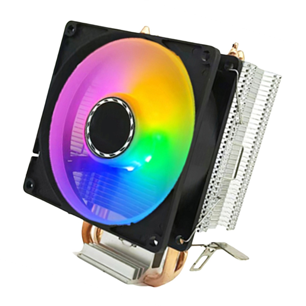 CPU Cooler 2 Heat Pipes PC Radiator Cooling 3PIN