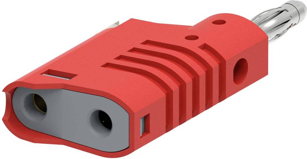 1087-CD1-R Bananenstecker Stecker 4 mm Rot